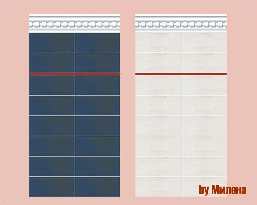 Sims 4 NOMAD wall tiles at Sims by Mulena