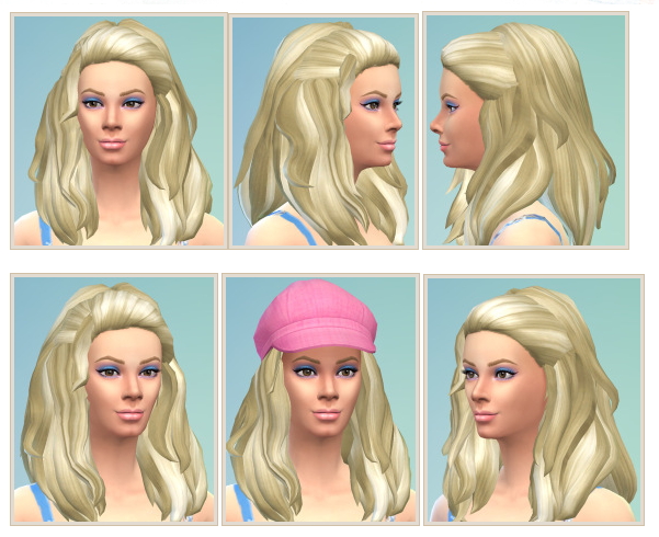Sims 4 Deneuve Hair at Birksches Sims Blog