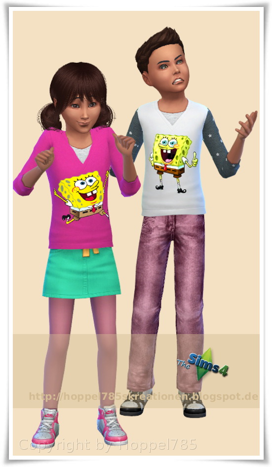 Sims 4 SpongeBob Sweater at Hoppel785