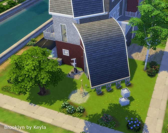 Sims 4 Brooklyn House with CCs at Keyla Sims
