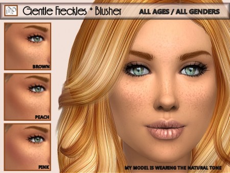 colorful freckles sims 4 cc maxis match