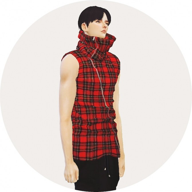 Sims 4 Zipper turtleneck sleeveless version at Marigold