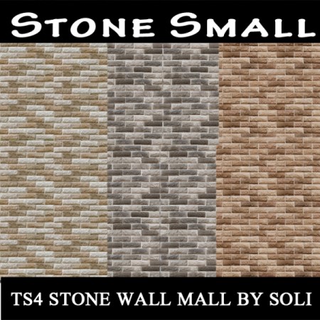 Stone wall Small at Soli Sims 4