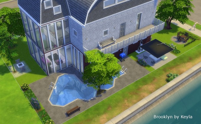 Sims 4 Brooklyn House with CCs at Keyla Sims