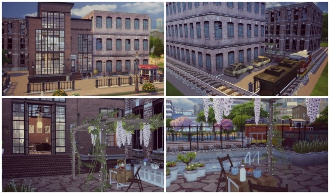 Sims 4 Old Town Loft at Dinha Gamer