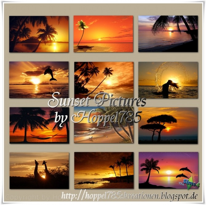 Sims 4 Sunset Pictures at Hoppel785