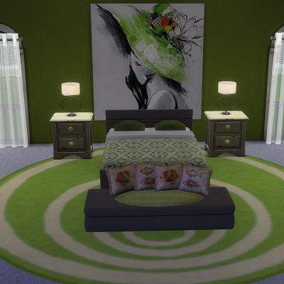 Sims 4 Flower hat painting at Trudie55