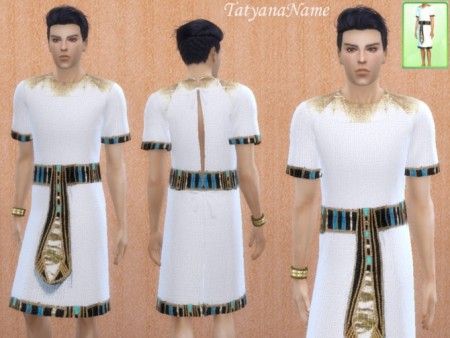 Egyptian male robe at Tatyana Name » Sims 4 Updates