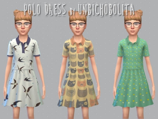 Sims 4 Polo dresses at Un bichobolita