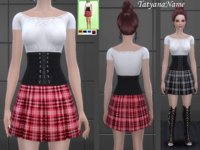 Sims 4 Dress 03 at Tatyana Name