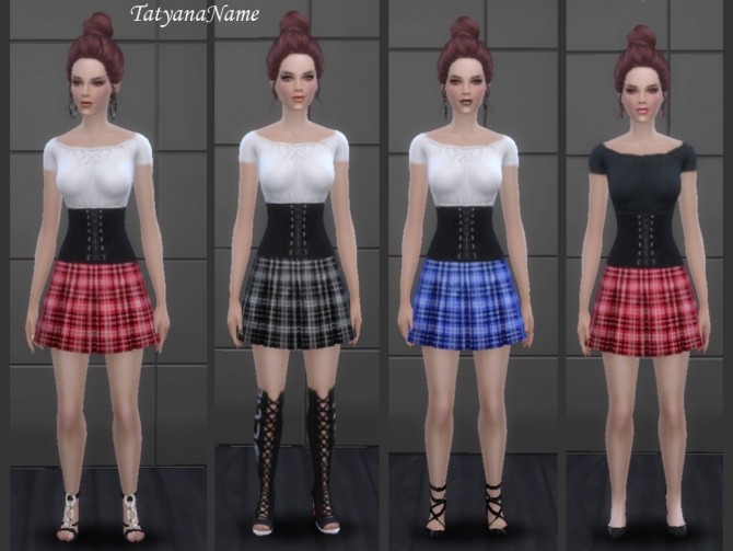Sims 4 Dress 03 at Tatyana Name