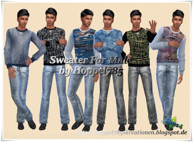 Sims 4 Sweater For Males at Hoppel785
