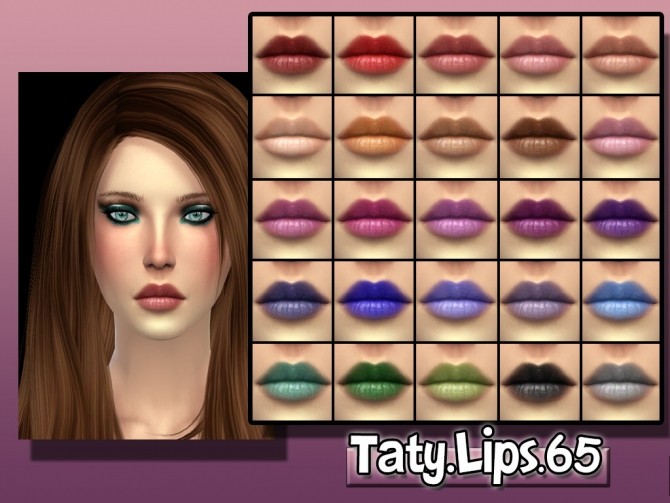 Sims 4 Lips 65 at Taty – Eámanë Palantír