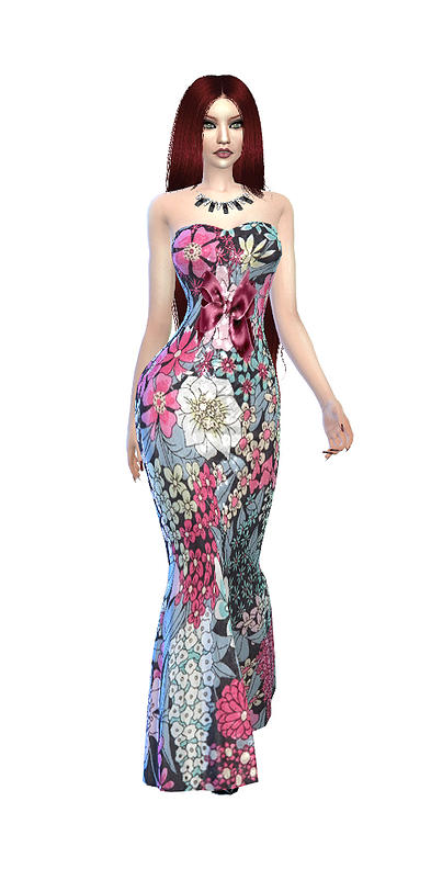 Sims 4 Floral dress at Niriidaniriis – Fashiontale Sims4