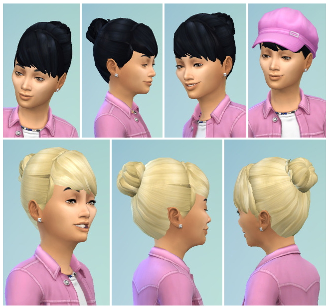 Sims 4 Girly crown hair at Birksches Sims Blog