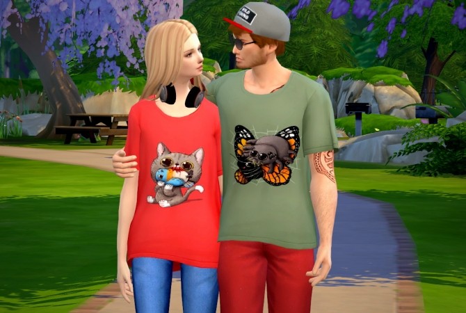 Sims 4 Adorable Circle of Life T shirts at Tukete
