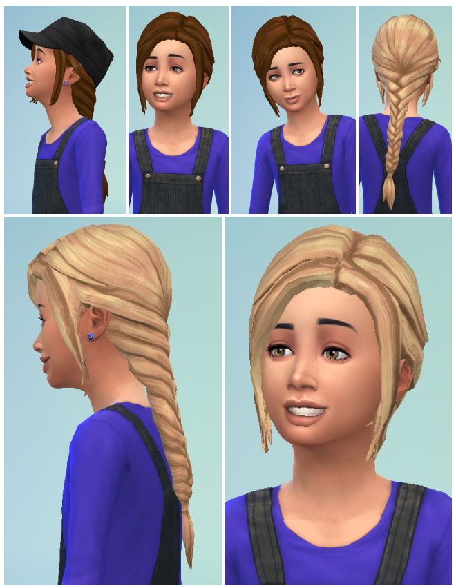 Sims 4 Girls Fishtail at Birksches Sims Blog
