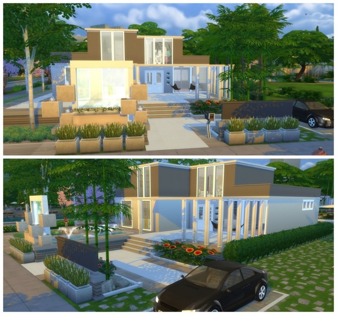Sims 4 Modern Hollywood I house at Dinha Gamer