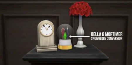 Bella&Mortimer snowglobe conversion at Simserenity