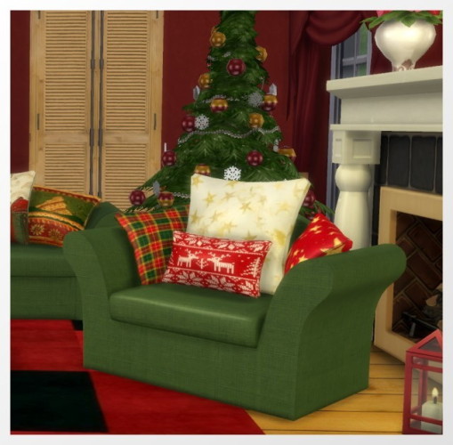 Christmas Room 2015 by Oldbox at All 4 Sims » Sims 4 Updates