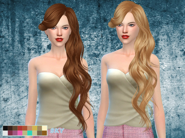 Sims 4 Hair 276 Lisa by Skysims at TSR