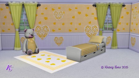 Sims 4 FARANDOLE bedroom by Guardgian at Khany Sims