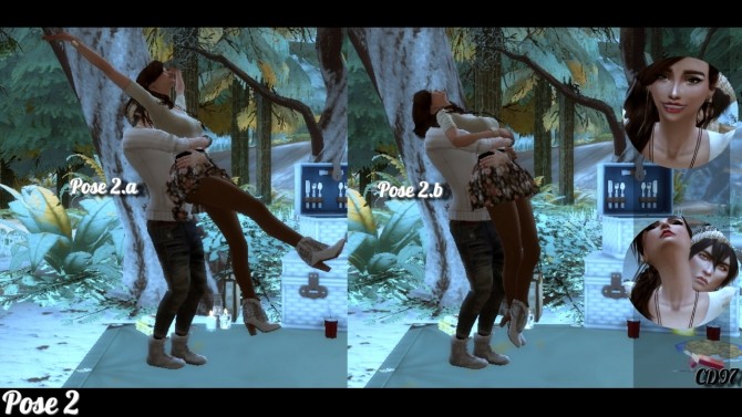 Sims 4 Couple Pose Set 1   Romantic Hug at ConceptDesign97