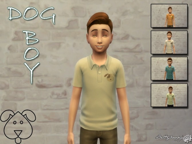 Sims 4 Dog shirts collection by Bettyboopjade at Sims Artists