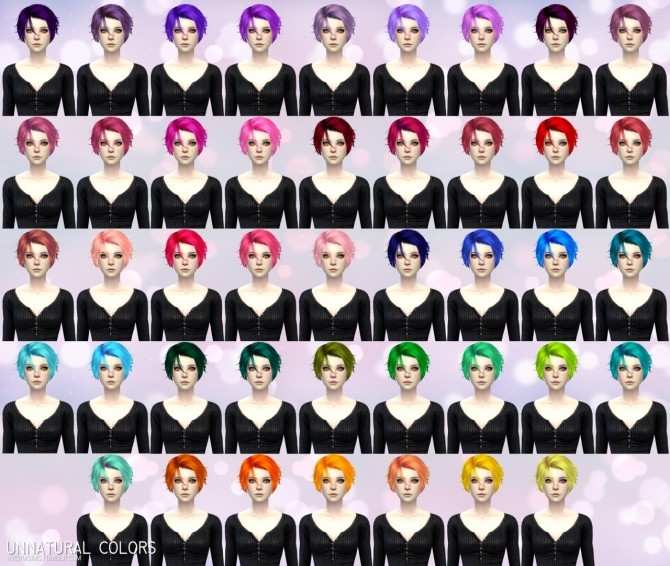 Sims 4 Newsea Footprint Hair Retexture at Aveira Sims 4