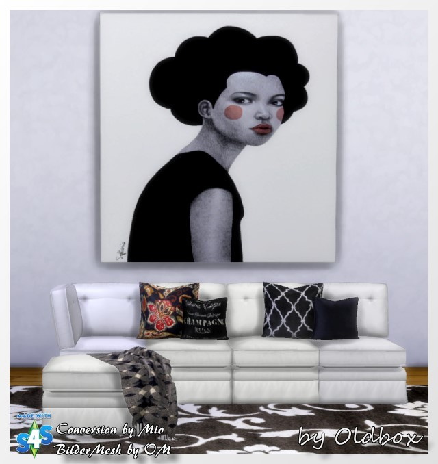 Sims 4 Serenity paintings by Oldbox at All 4 Sims