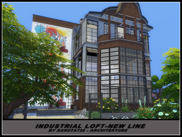 Sims 4 Industrial Loft new line by Danuta720 at TSR