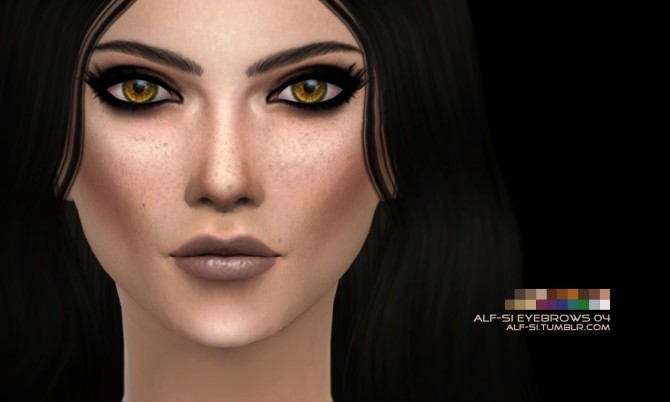 Sims 4 Eyebrows 04 at Alf si