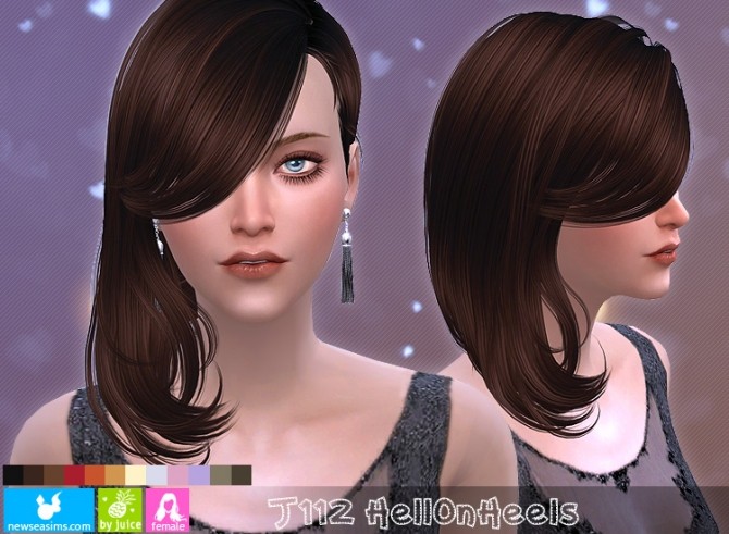 Sims 4 J112 HellonHeels hair (PAY) at Newsea Sims 4