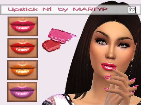 Sims 4 Lipstick N1 at BTB Sims – MartyP