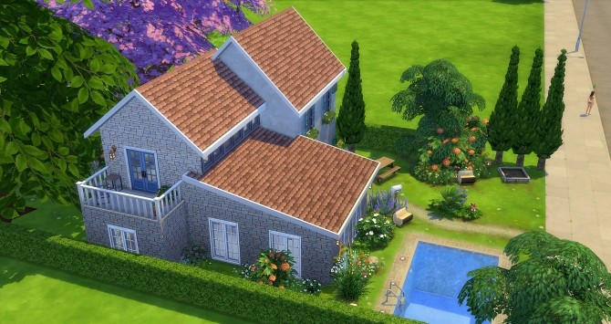 Sims 4 Les Olivades house at Studio Sims Creation