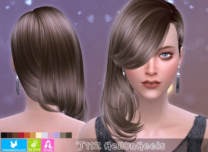 Sims 4 J112 HellonHeels hair (PAY) at Newsea Sims 4