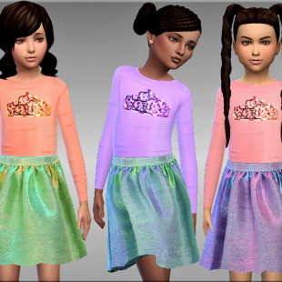 V-NECK FLORAL PRINT DRESS at Leeloo » Sims 4 Updates