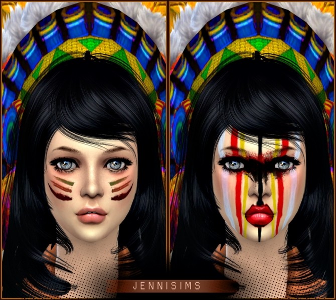 Sims 4 American Indian EyeShadow at Jenni Sims