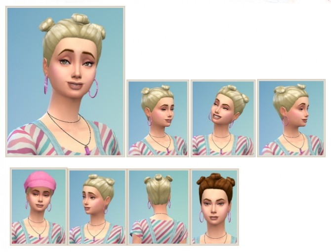 Sims 4 Farina Hair at Birksches Sims Blog