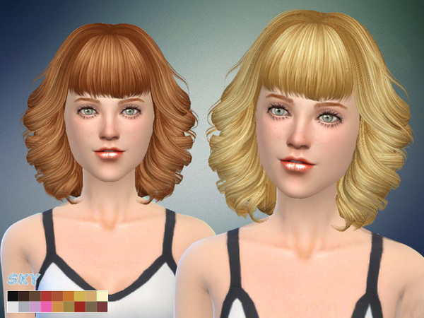 Sims 4 Hair 213 Aliza by Skysims at TSR