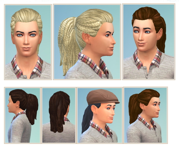 Sims 4 Dreads Ponytail at Birksches Sims Blog