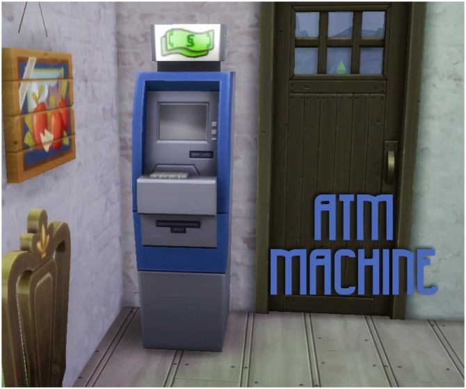Sims 4 ATM machine at Jorgha Haq