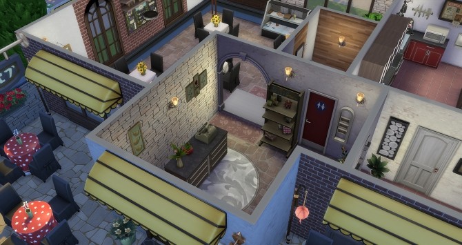 Sims 4 Trattoria Piccolino at Studio Sims Creation