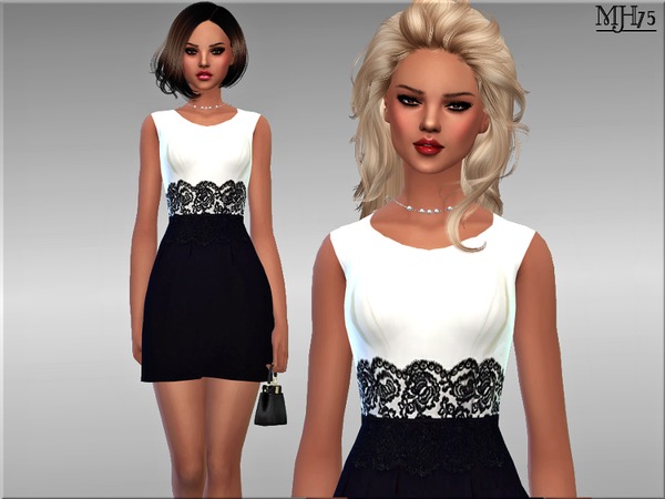 Sims 4 Labella Dress by Margeh 75 at Sims Addictions