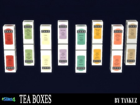 Tea Boxes at Tankuz Sims4