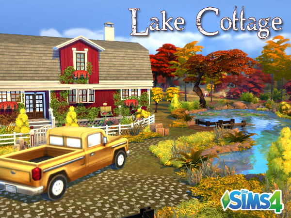 Sims 4 Lake Cottage by Waterwoman at Akisima