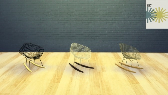 Sims 4 Bertoia Diamond Lounge Chair at Meinkatz Creations