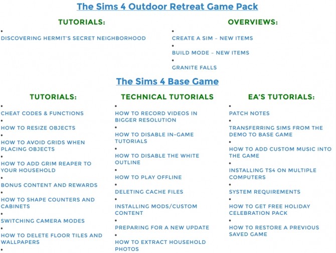 Sims 4 Sims 4 Tutorials at Sims Community