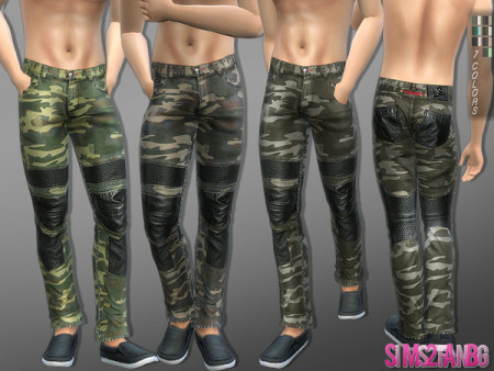 107 Camouflage Pants By Sims2fanbg At TSR » Sims 4 Updates