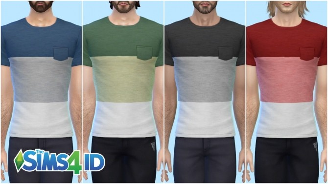 Sims 4 Langton T Shirts by David Veiga at The Sims 4 ID